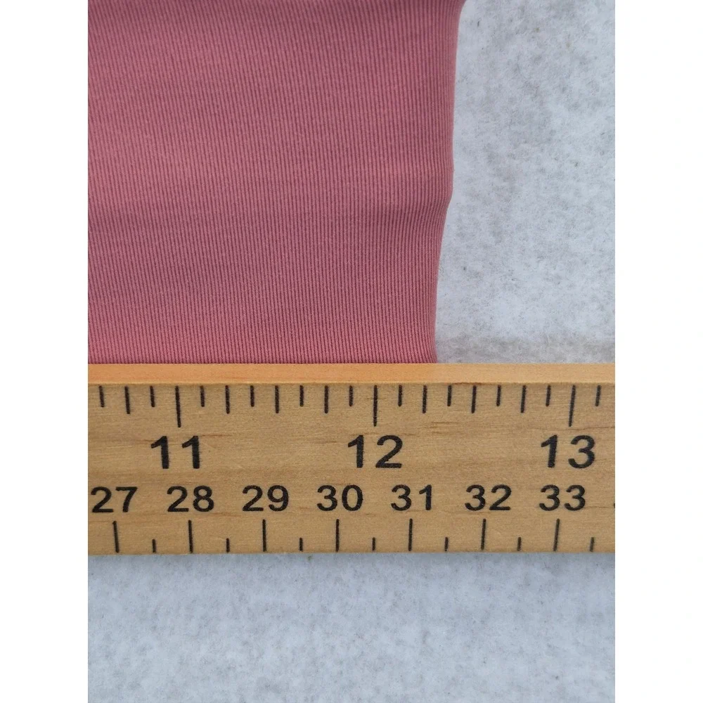 Lululemon Energy High Neck Longline Sports Bra Women's 8 Pink